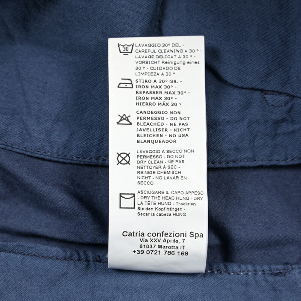 YCHAI “PANATELA” ストレッチコットン ノータックチノパンツ / SKINNY FIT
