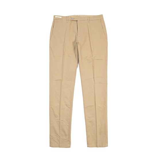 YCHAI “PANATELA” リネン混コットン ノータックストレッチパンツ / SKINNY FIT
