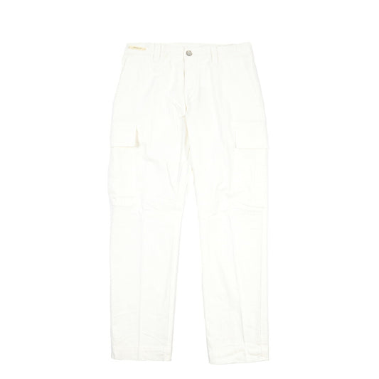 SUMMER SALE|YCHAI “リネン混コットン ノータックカーゴパンツ / TAPERED FIT