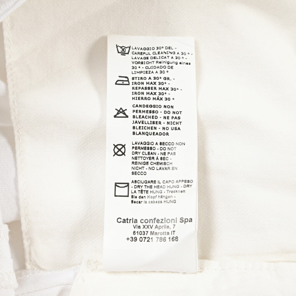 SUMMER SALE|YCHAI “PANATELA” ストレッチコットン ワンタックパンツ / SKINNY FIT