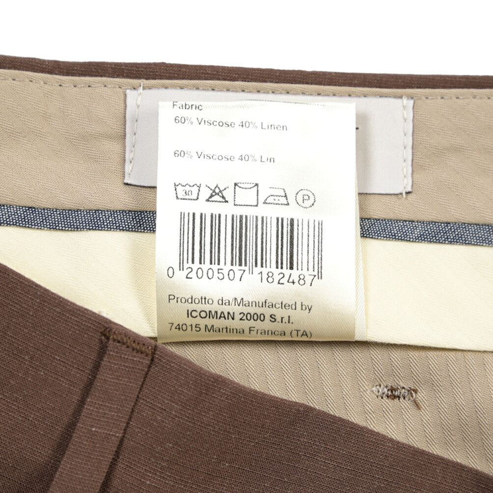 SUMMER SALE|26SS BERWICH “RETRO THECA 1P” リネン混 ワンタックスラックス