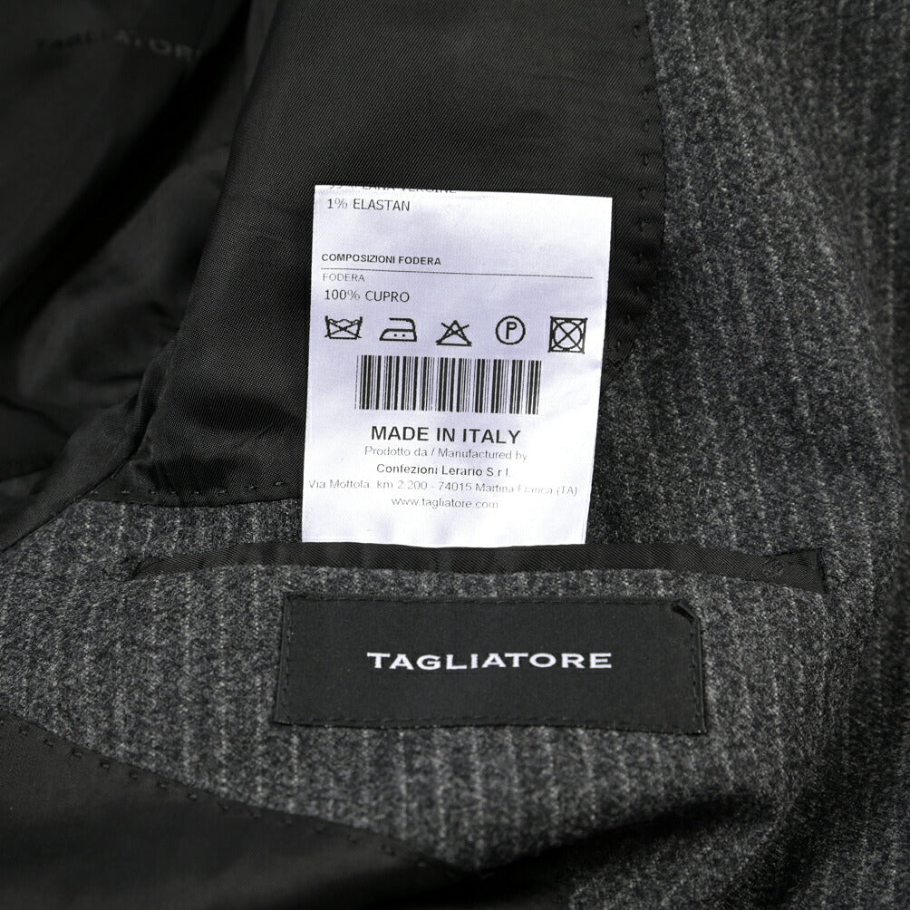 26-27AW TAGLIATORE 2FBR26B01 ストレッチウール 2Bシングルテーラードスーツ