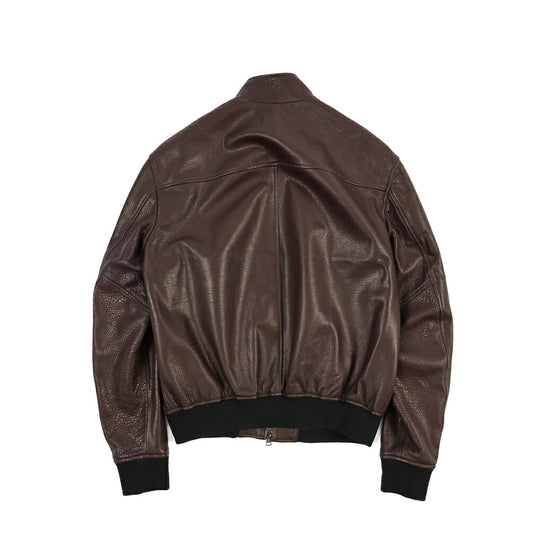 26-27AW TAGLIATORE “ICE” ラムレザー100% スタンドカラージャケット