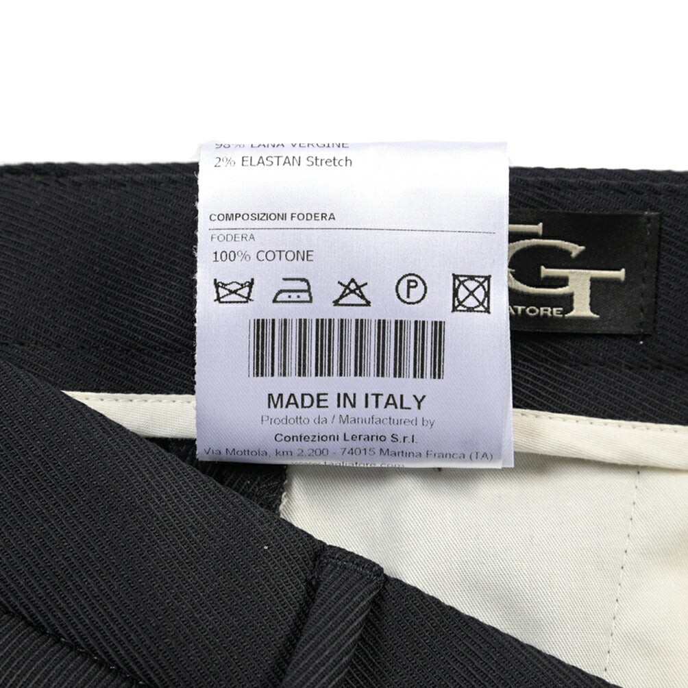 26-27AW TAGLIATORE ストレッチウール ノータックフレアスラックスパンツ / P-HELSINKI TGT