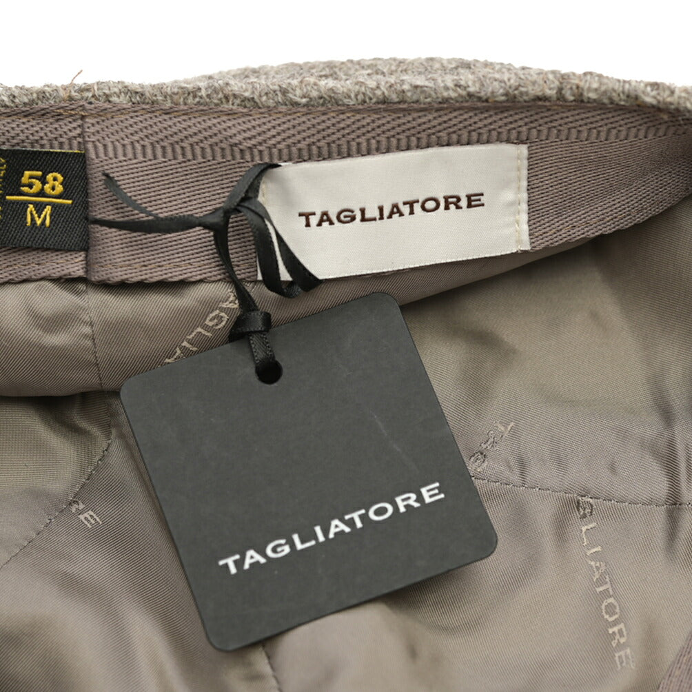 26-27AW TAGLIATORE “DONALD” ヴァージンウール100% ハンチングキャップ