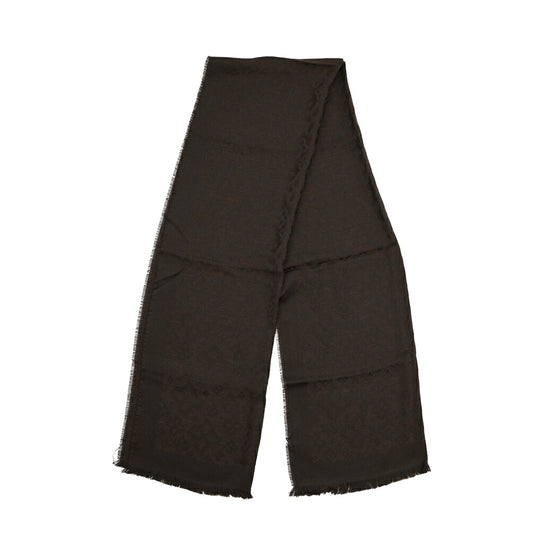 26-27AW TAGLIATORE “SCIARPA55” ヴァージンウール100% ロゴ総柄マフラー