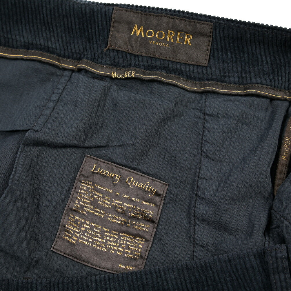 MOORER “CHADWICK-VL1” ストレッチコットン 中畝コーデュロイパンツ