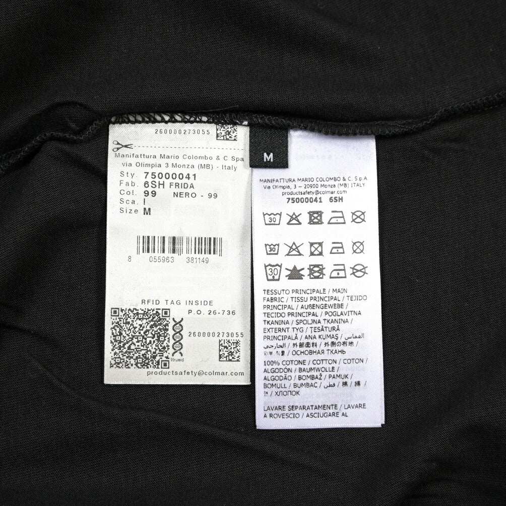 26-27AW COLMAR ORIGINALS コットン100% クルーネック長袖Tシャツ / REGULAR FIT