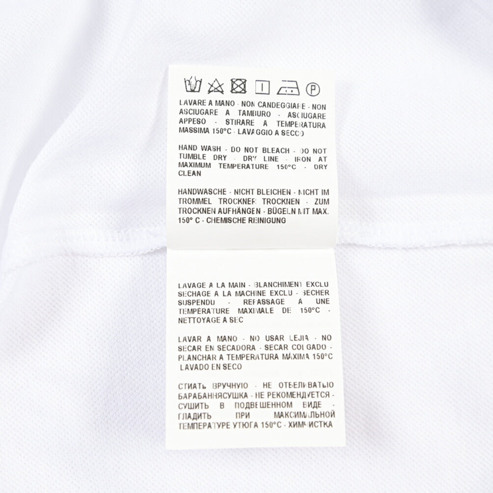 GRAN SASSO コットン100% 半袖鹿の子ポロシャツ