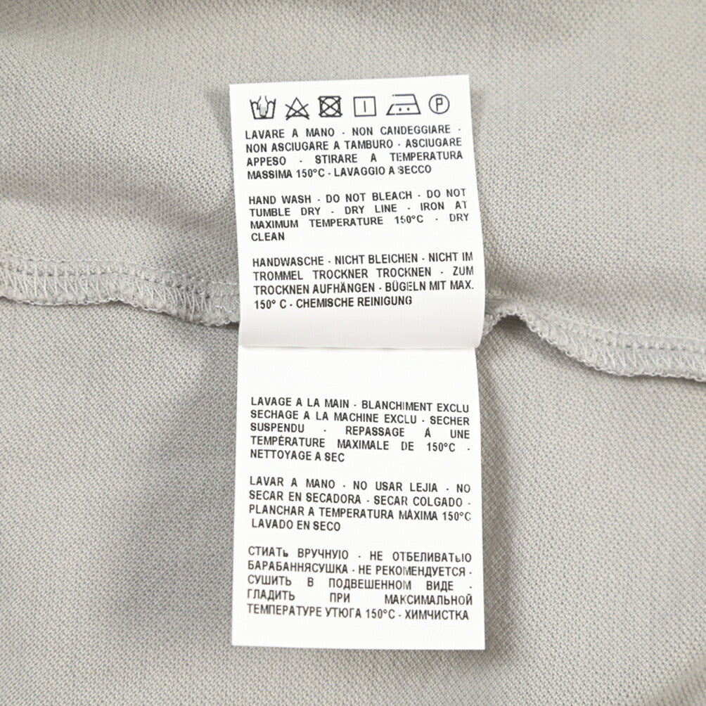 GRAN SASSO コットン100% 半袖鹿の子ポロシャツ