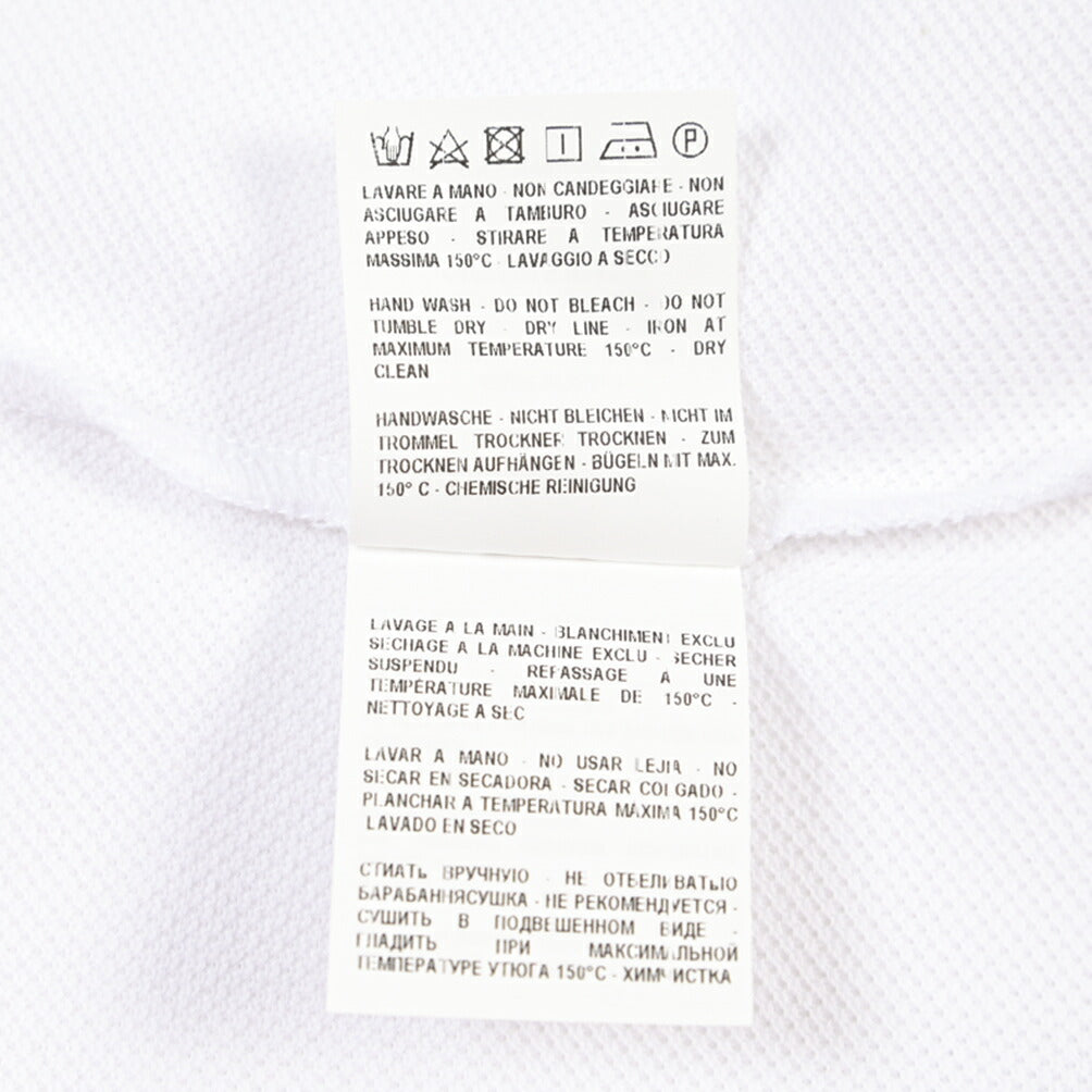 GRAN SASSO コットン100% 半袖鹿の子ポロシャツ