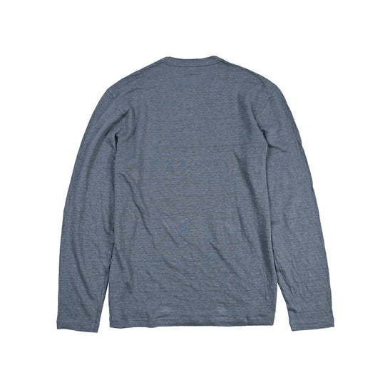 GRAN SASSO リネン100% クルーネック長袖Tシャツ