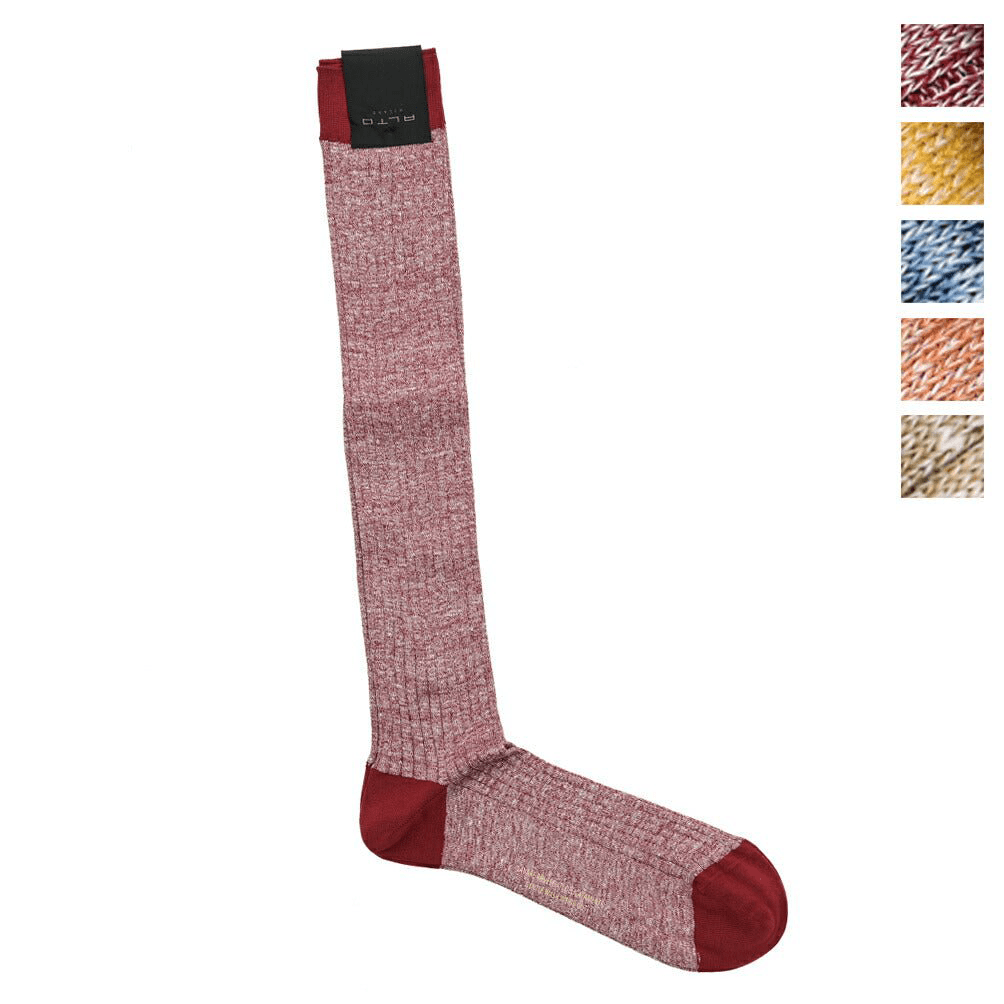 ALTO リネンコットン ロングホーズソックス|393237 - A|GUARDAROBA MILANO OFFICIAL STORE