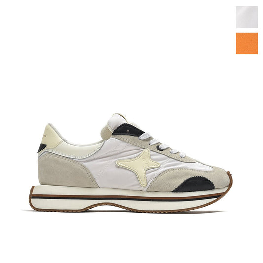 AMA BRAND ESSENCE ナイロン×スエードレザー プレミアムローカットスニーカー【日本限定モデル】|395000 - A - 40|GUARDAROBA MILANO OFFICIAL STORE