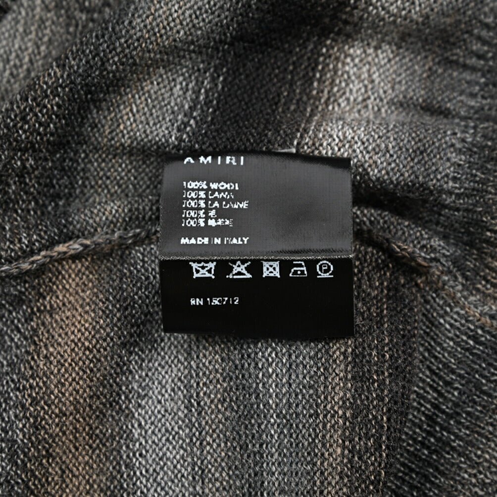 AMIRI ウール100% モックネックニットセーター|430584|GUARDAROBA MILANO OFFICIAL STORE