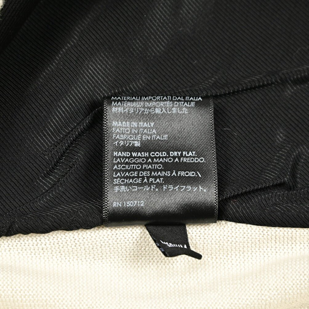 AMIRI シルク混カシミヤニットカーディガン レザーフロント|430601|GUARDAROBA MILANO OFFICIAL STORE