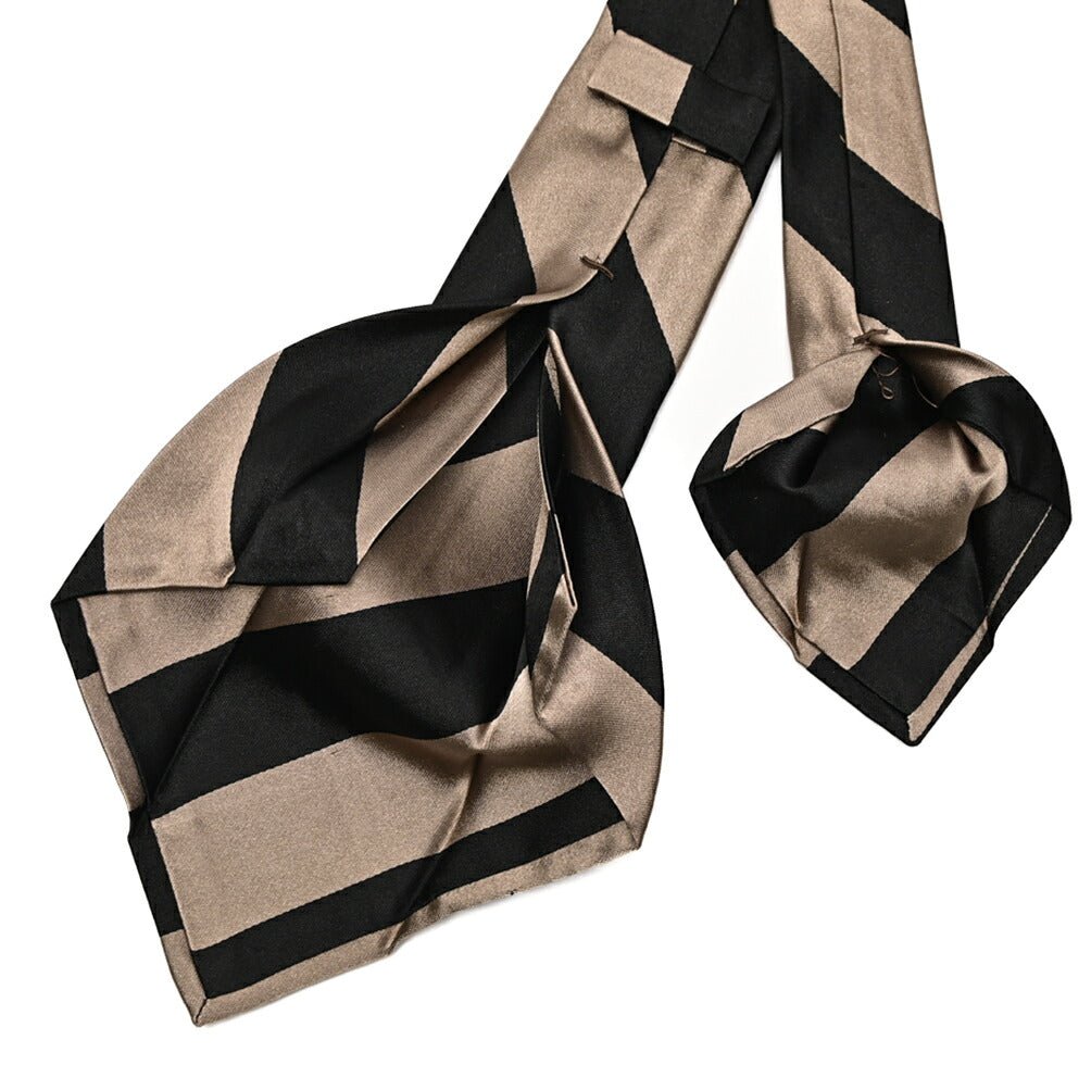 BARBA シルク100% レジメンタル柄ネクタイ (セッテピエゲ)|428338|GUARDAROBA MILANO OFFICIAL STORE