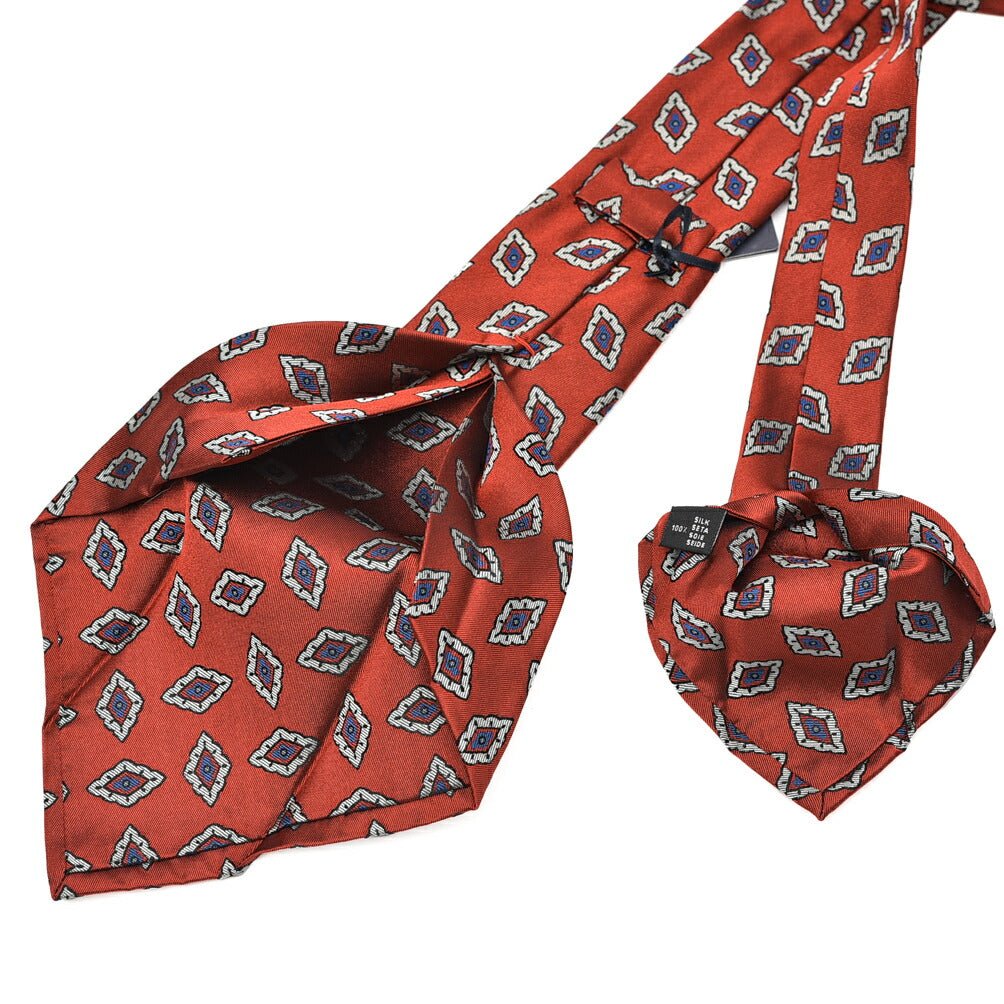 BARBA シルク100% 総柄ネクタイ (セッテピエゲ)|428404|GUARDAROBA MILANO OFFICIAL STORE