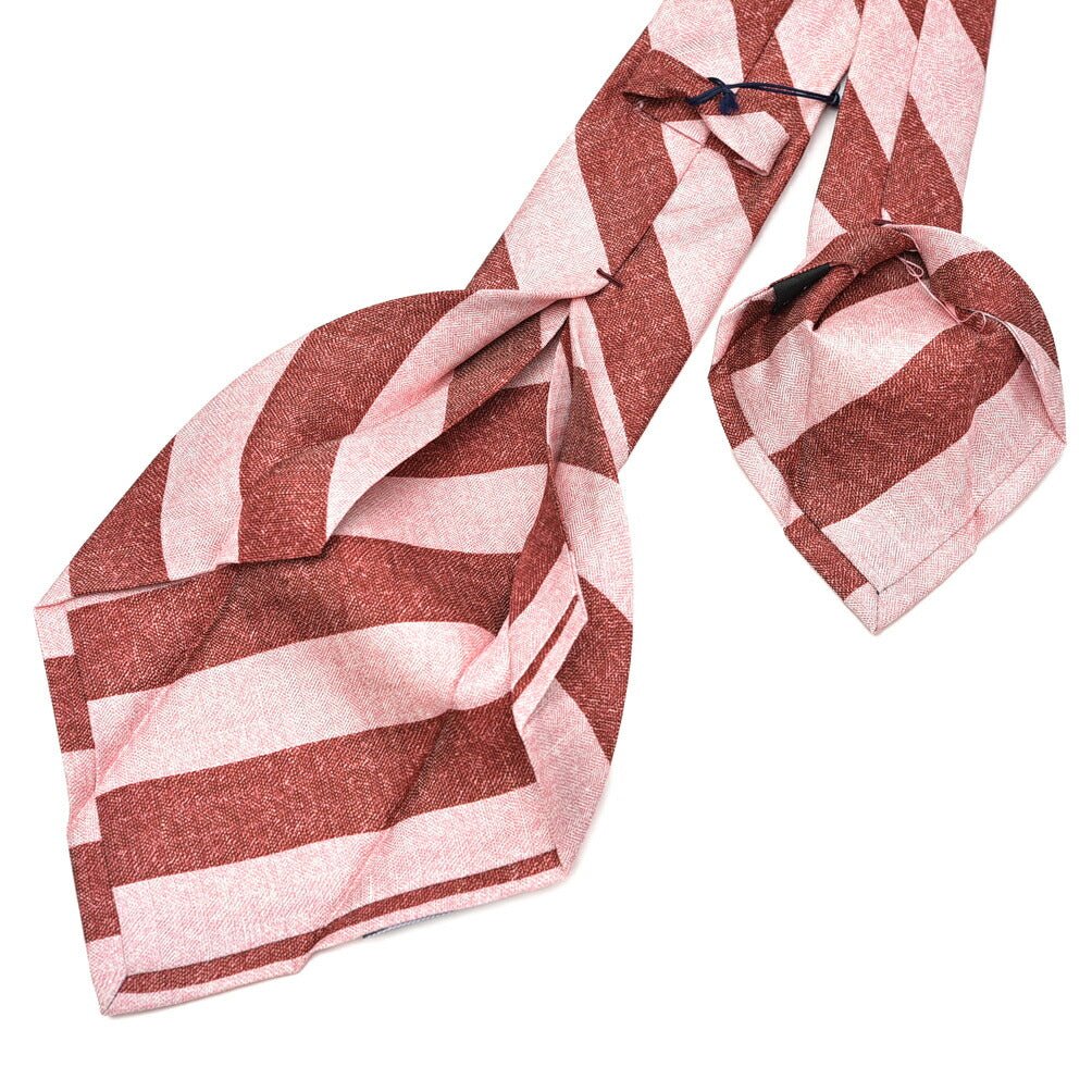 BARBA シルク100% レジメンタルネクタイ(セッテピエゲ)|428412|GUARDAROBA MILANO OFFICIAL STORE