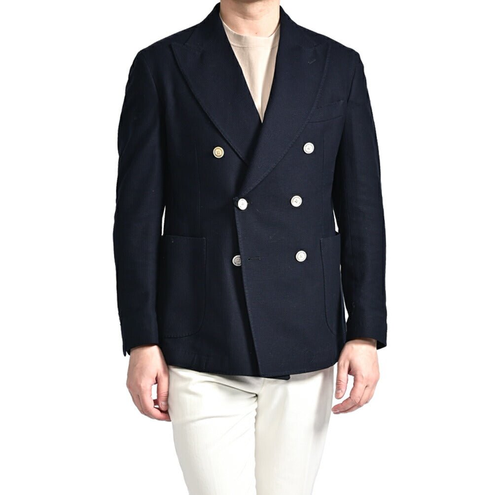 BARBA コットン100% 6Bダブルブレストテーラードジャケット / DYNAMIC|434116-48|GUARDAROBA MILANO OFFICIAL STORE