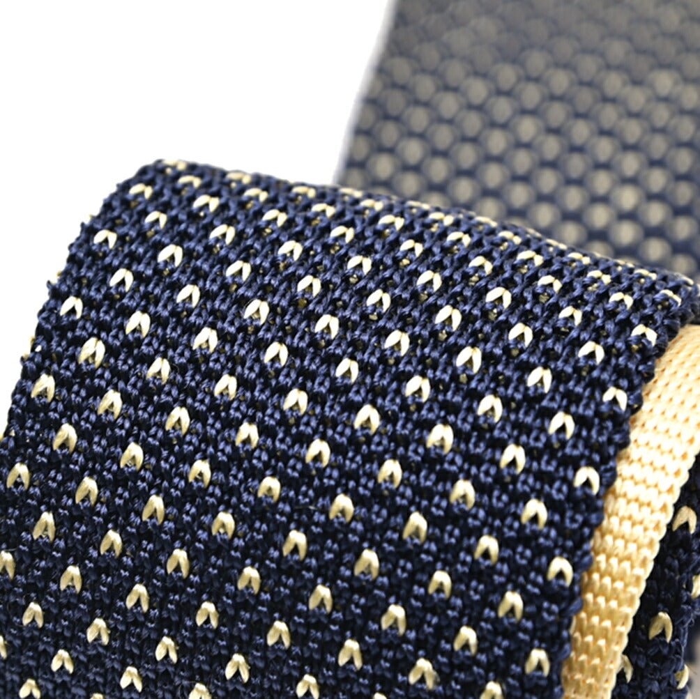 BARBA シルク100% ピンドット柄ネクタイ ニットタイ / cucito a mano 手縫い仕立て|428530|GUARDAROBA MILANO OFFICIAL STORE