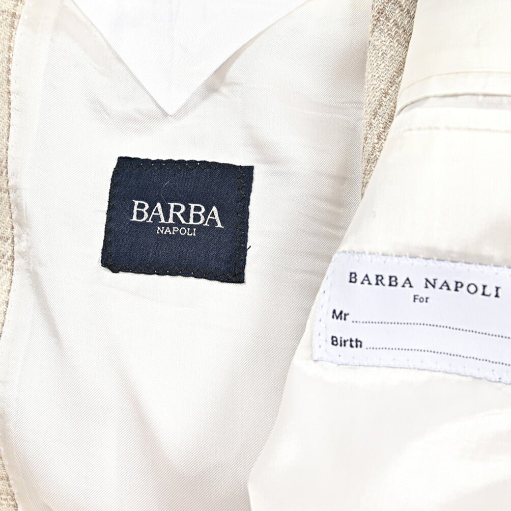 BARBA コットンシルク混ウール 2Bシングルテーラードジャケット Loro Piana ロロピアーナ製生地 (SUMMERTIME) / JACKET JIM2|434233|GUARDAROBA MILANO OFFICIAL STORE