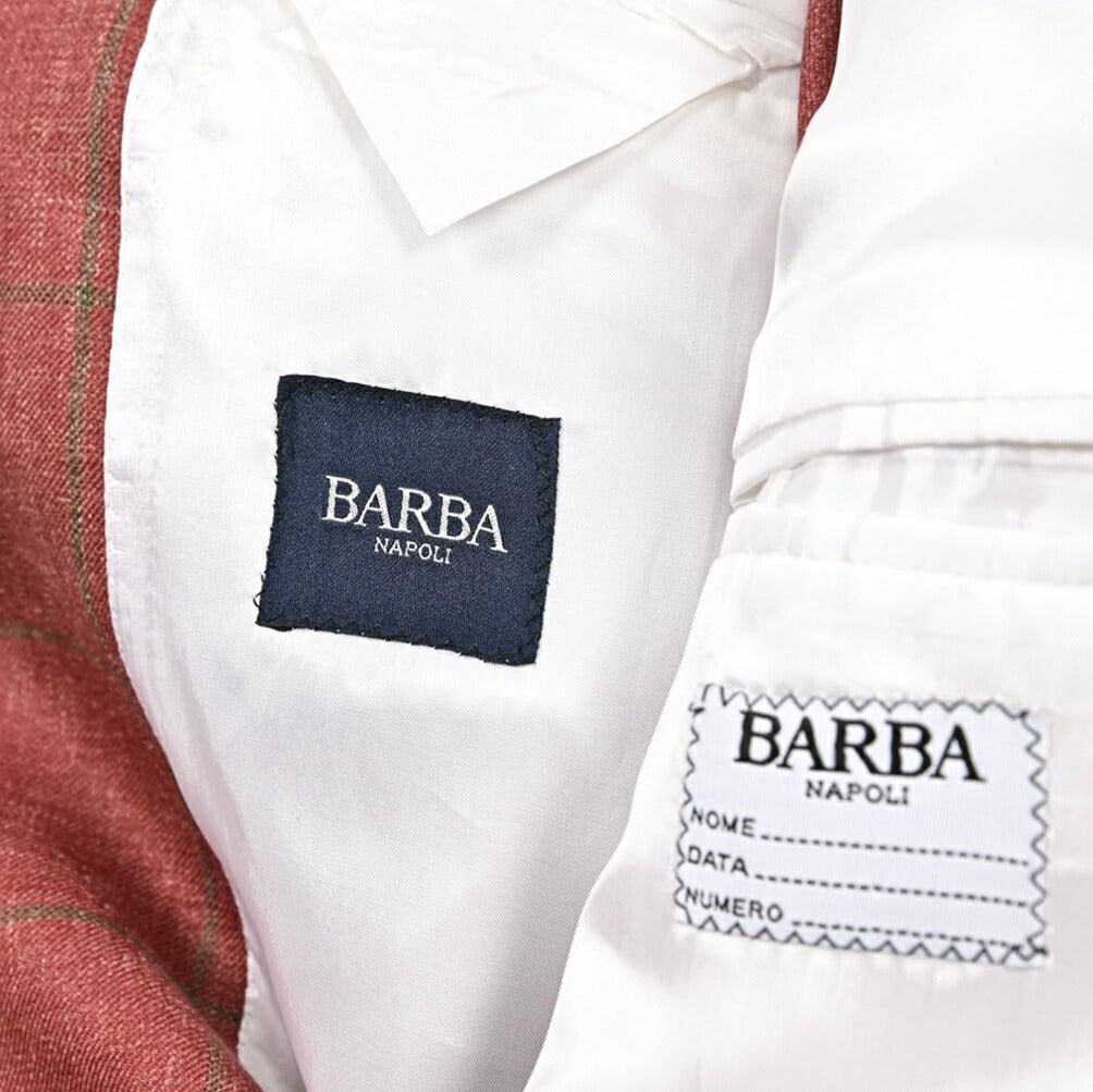 BARBA リネン混ヴァージンウール 段返り3Bシングルテーラードジャケット / JACKET JIMMY|434211-48|GUARDAROBA MILANO OFFICIAL STORE