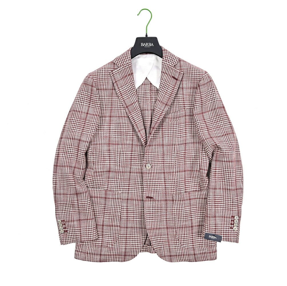SALE｜BARBA バルバ / JACKET JIMMY コットン混ヴァージンウール 段