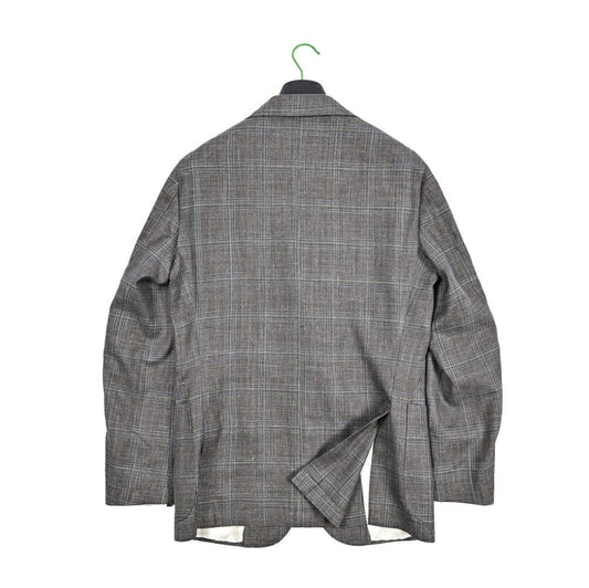 BARBA リネン混ヴァージンウール 段返り3Bシングルテーラードジャケット Loro Piana製生地(SUMMERTIME) / JACKET LONG|434197-48|GUARDAROBA MILANO OFFICIAL STORE
