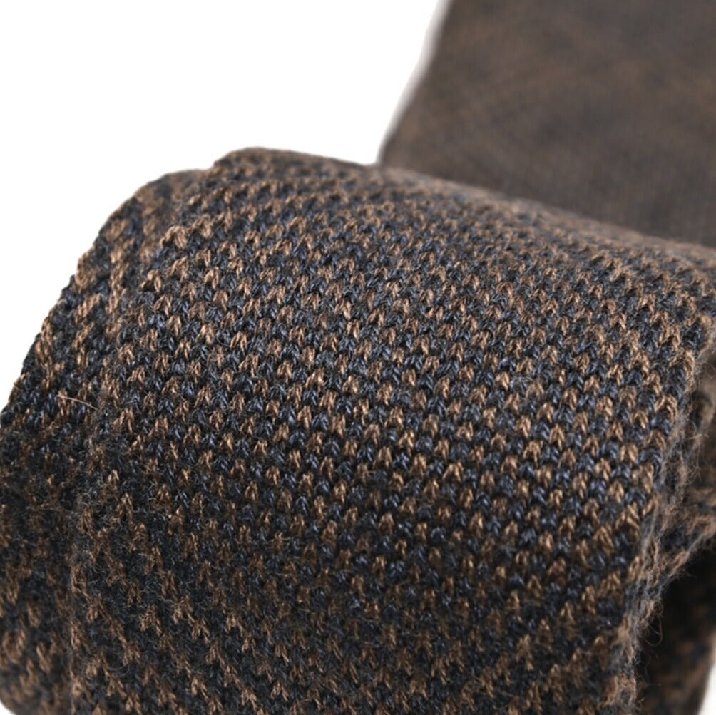 BARBA カシミヤ混シルク 幾何柄ネクタイ ニットタイ|428511|GUARDAROBA MILANO OFFICIAL STORE