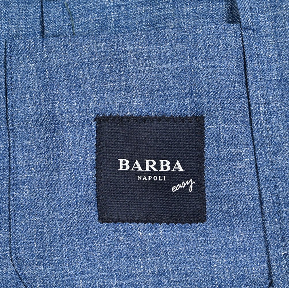 BARBA シルクリネン混ウール テーラードジャケット 4Bダブルブレスト Loro Piana ロロピアーナ製生地 (SUMMERTIME) / EASY J DP|434238|GUARDAROBA MILANO OFFICIAL STORE