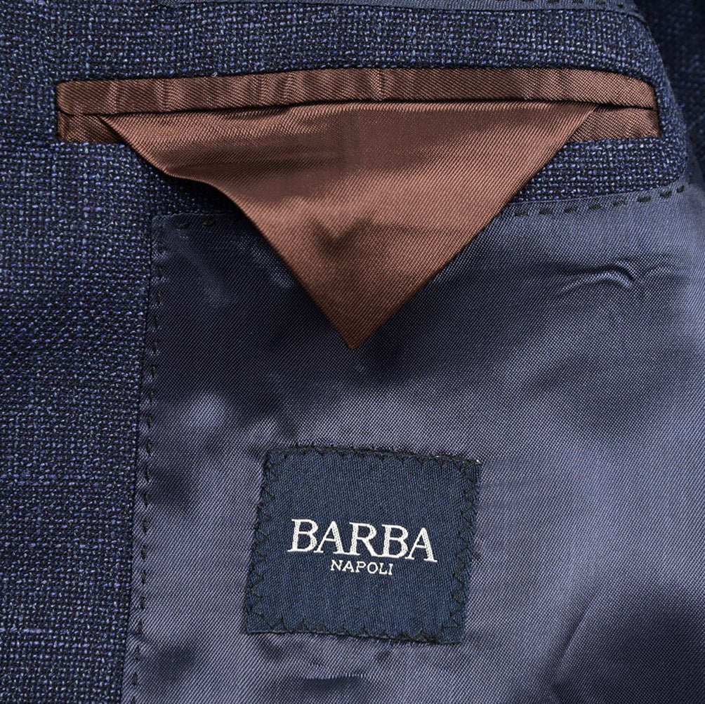 BARBA リネン混ヴァージンウール 6Bダブルブレストテーラードジャケット / JACKET DP|434242|GUARDAROBA MILANO OFFICIAL STORE