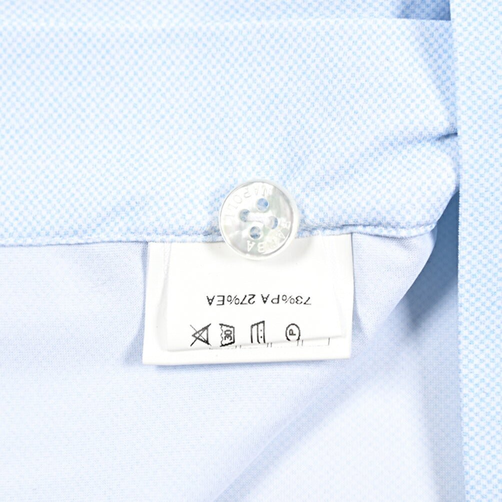 BARBA B ACTIVE ストレッチナイロン ホリゾンタルカラーシャツ|435726|GUARDAROBA MILANO OFFICIAL STORE