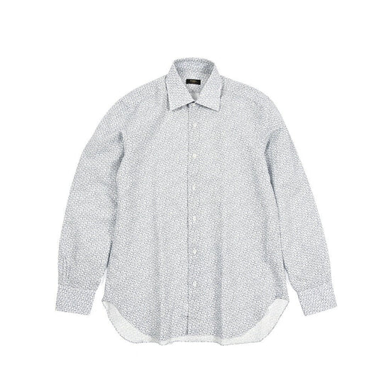 BARBA CULTO リネン混コットン ワイドカラーシャツ|435590|GUARDAROBA MILANO OFFICIAL STORE