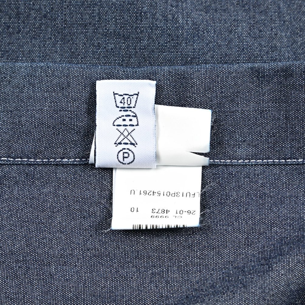 BARBA DANDYLIFE コットン100% ホリゾンタルカラーデニムシャツ|435636|GUARDAROBA MILANO OFFICIAL STORE