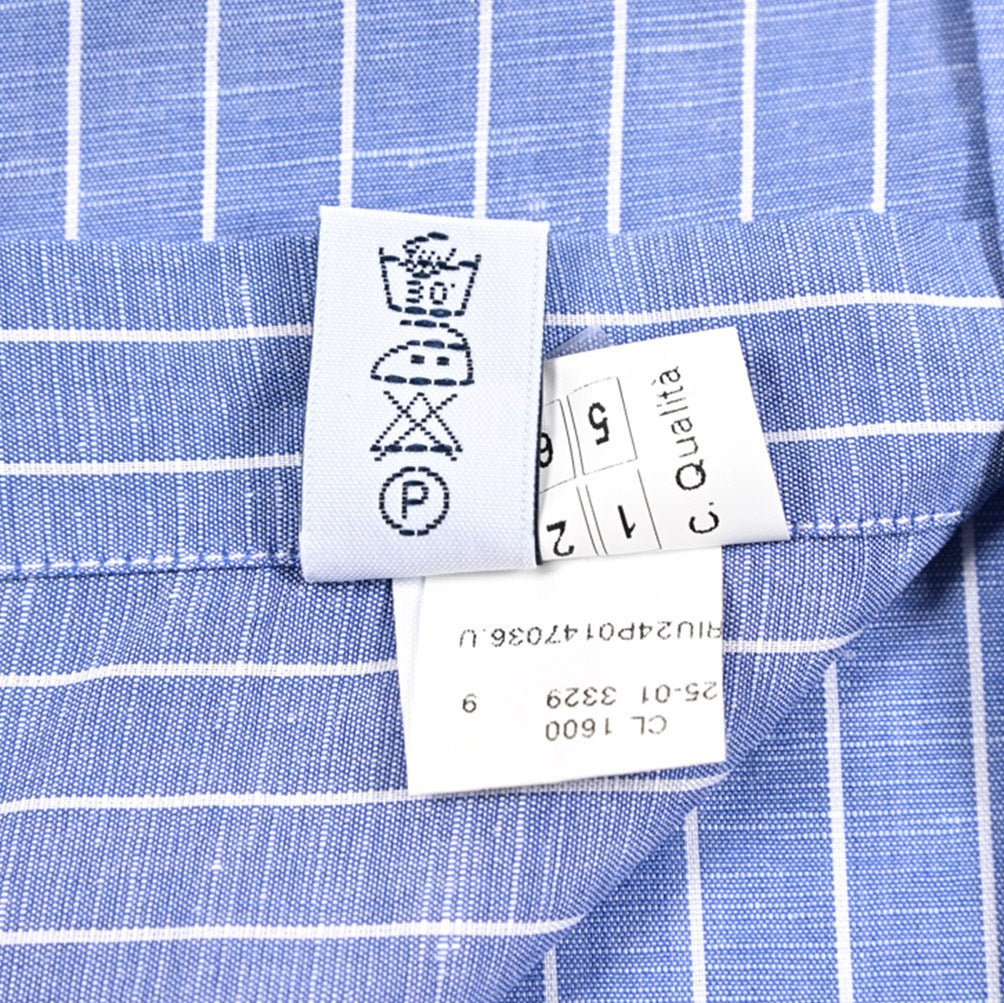 BARBA DANDYLIFE リネン混コットン ボタンダウンシャツ|435677|GUARDAROBA MILANO OFFICIAL STORE