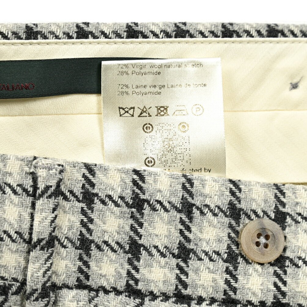 SALE|BERWICH BARBER ヴァージンウールナイロン ツータックスラックス|413527 - 48|GUARDAROBA MILANO OFFICIAL STORE