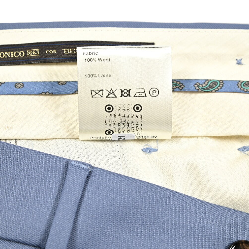 BERWICH "BARBER" ウール100% ツータックスラックス|425472 - 50|GUARDAROBA MILANO OFFICIAL STORE