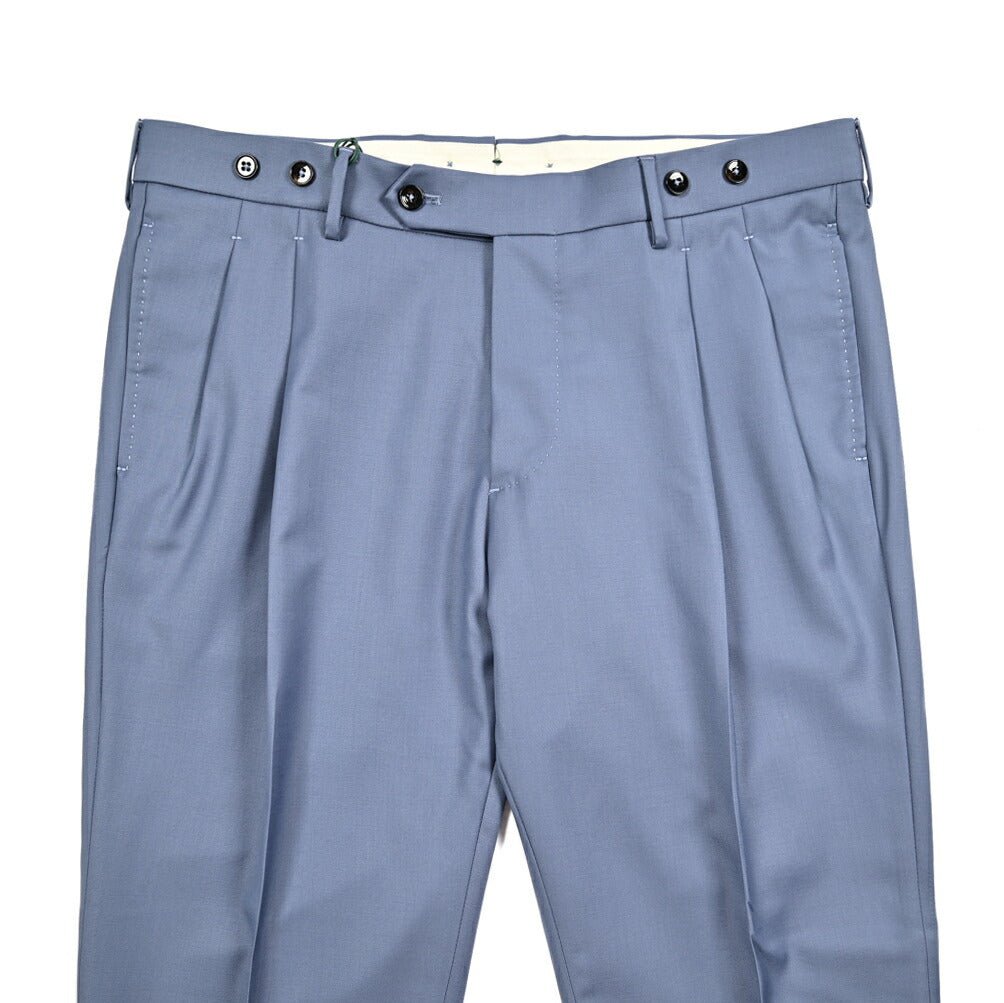 BERWICH "BARBER" ウール100% ツータックスラックス|425472 - 50|GUARDAROBA MILANO OFFICIAL STORE