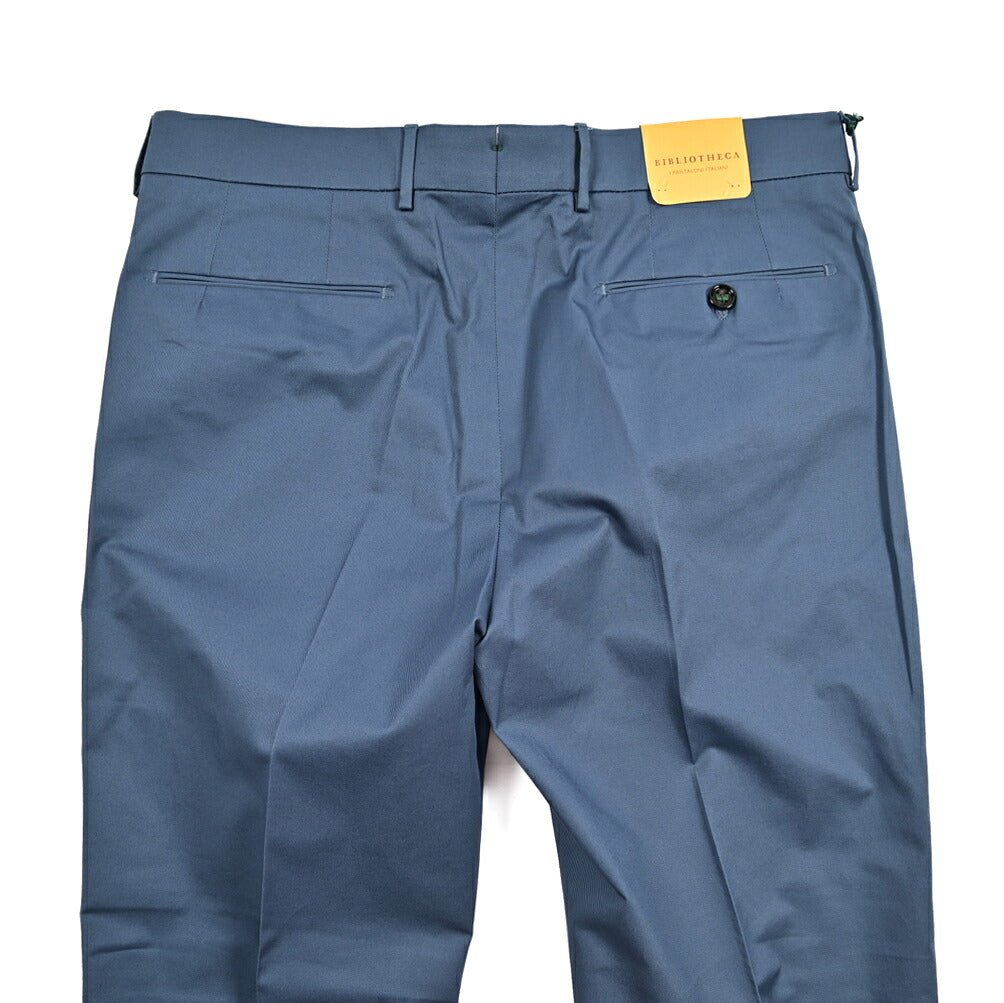 BERWICH "BARBER" ストレッチコットン ツータックスラックス|425192 - 48|GUARDAROBA MILANO OFFICIAL STORE