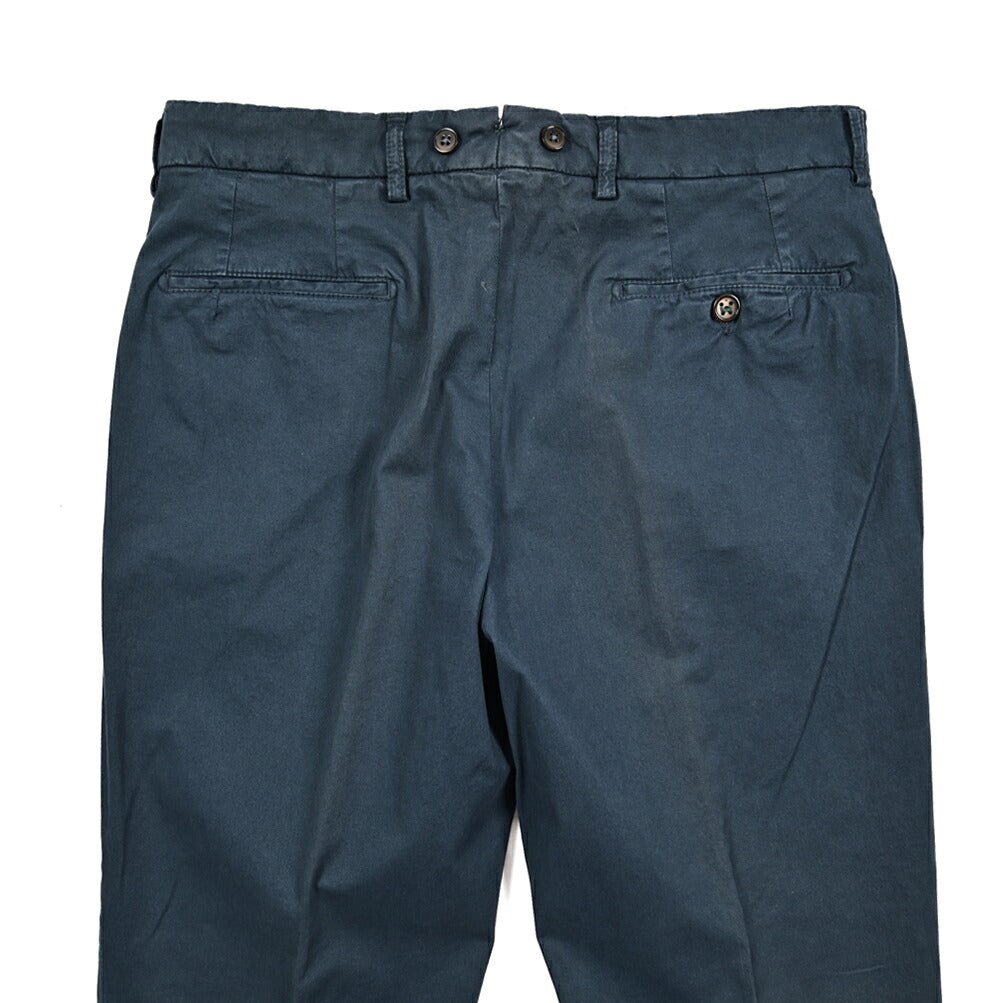 BERWICH "BARBER" ストレッチコットン ツータックスラックス|425198 - 44|GUARDAROBA MILANO OFFICIAL STORE