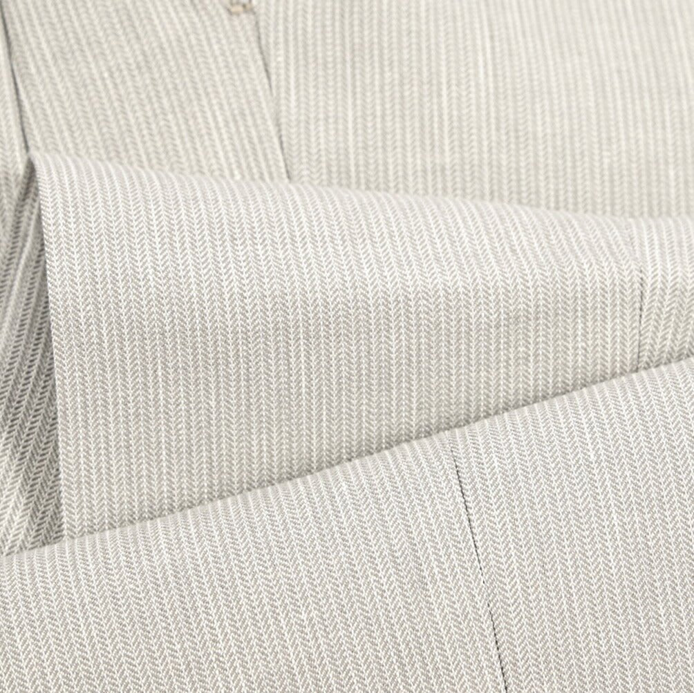 BERWICH "BARBER" リネン混 ツータックスラックス|425221 - 46|GUARDAROBA MILANO OFFICIAL STORE