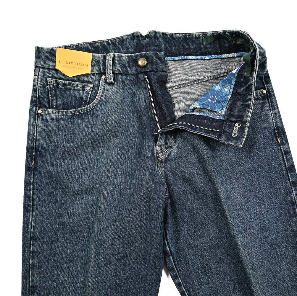 BERWICH BAROLO WIDE コットン100%デニム ワイドジーンズ|425158 - 32|GUARDAROBA MILANO OFFICIAL STORE