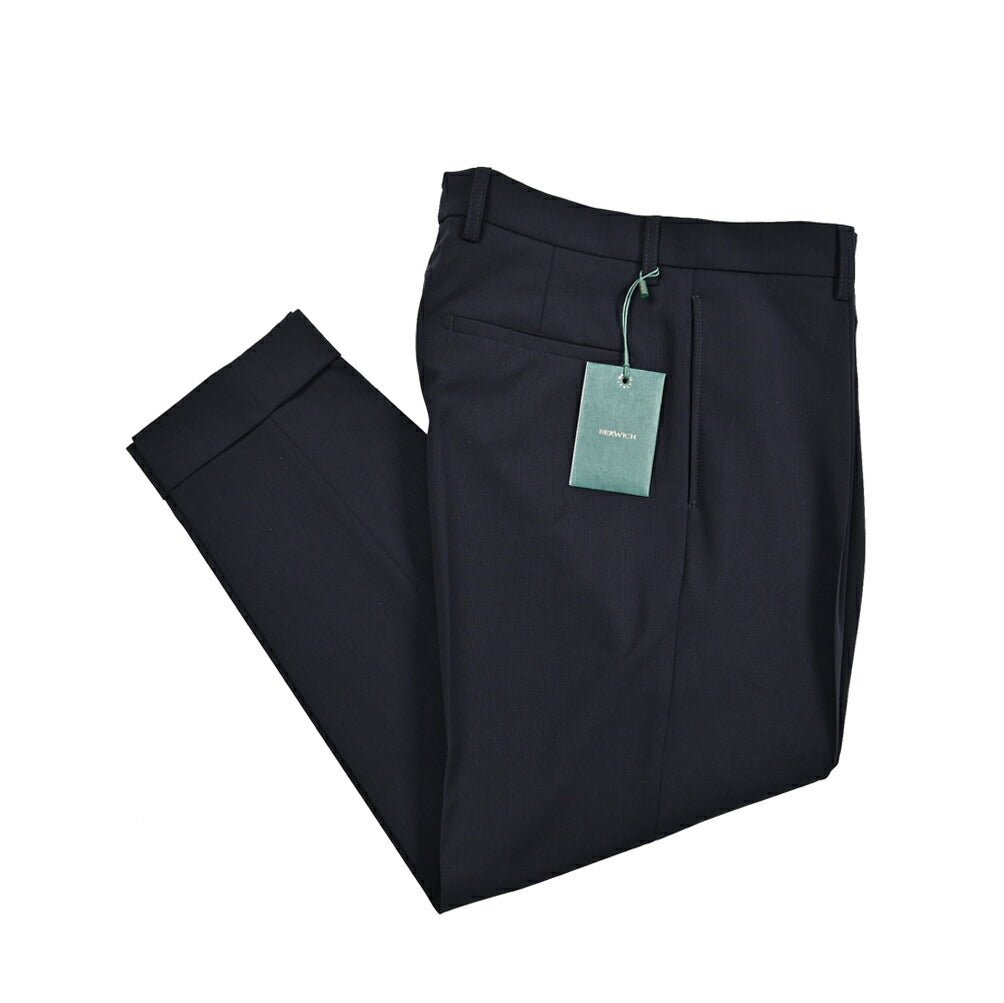 BERWICH "CHIAIA" ヴァージンウール100% ワンタックスラックス|425437 - 46|GUARDAROBA MILANO OFFICIAL STORE