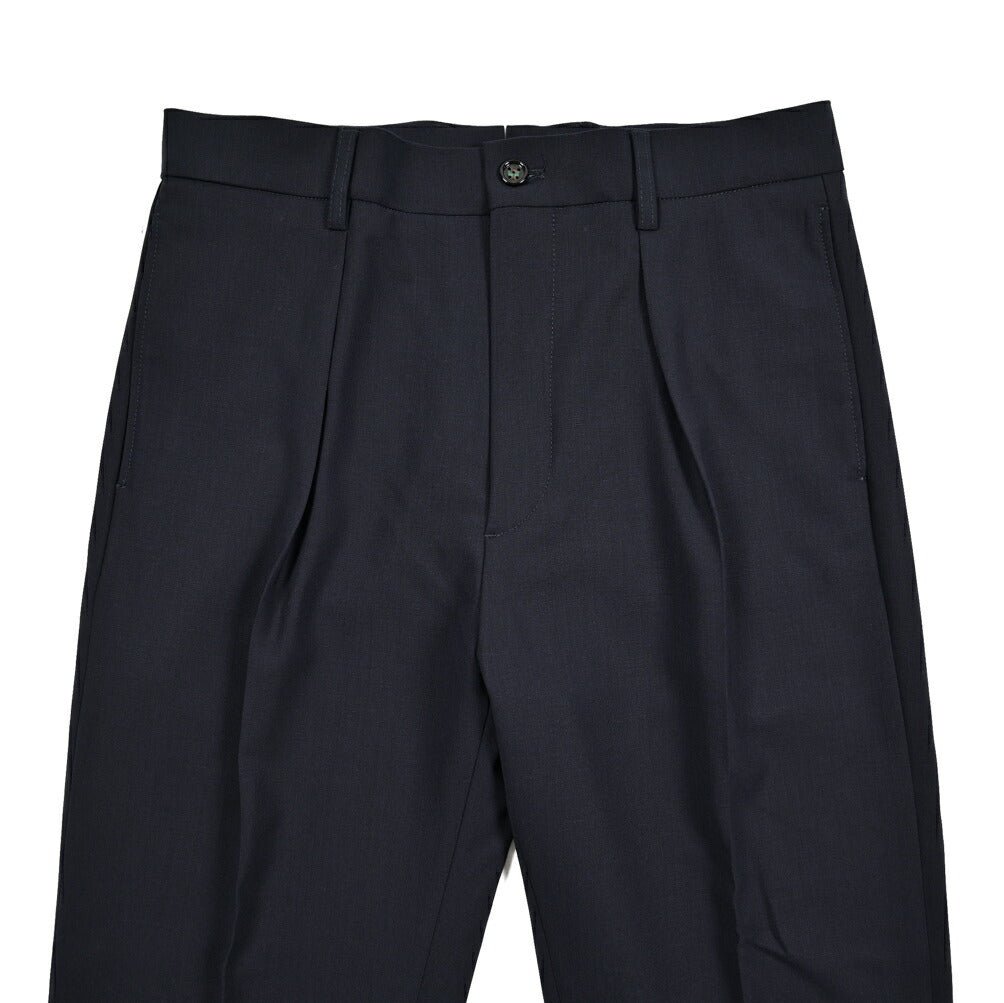 BERWICH "CHIAIA" ヴァージンウール100% ワンタックスラックス|425437 - 46|GUARDAROBA MILANO OFFICIAL STORE