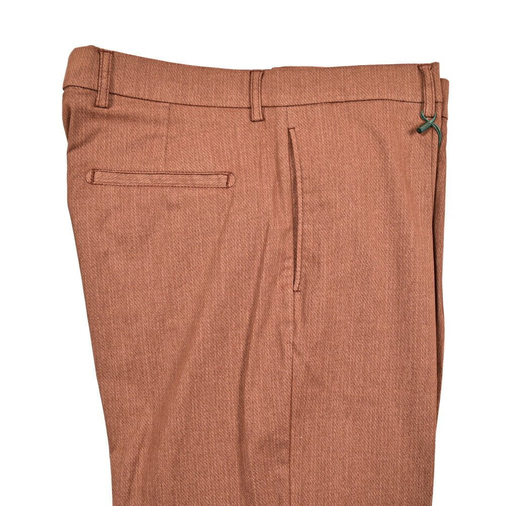 BERWICH "CHIAIA" ストレッチコットン ワンタックパンツ|425394 - 46|GUARDAROBA MILANO OFFICIAL STORE