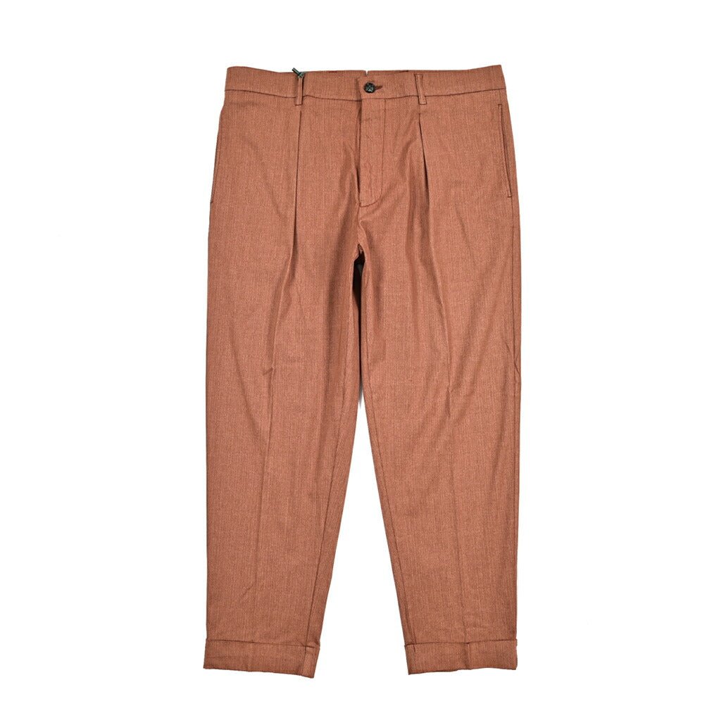 BERWICH "CHIAIA" ストレッチコットン ワンタックパンツ|425394 - 46|GUARDAROBA MILANO OFFICIAL STORE