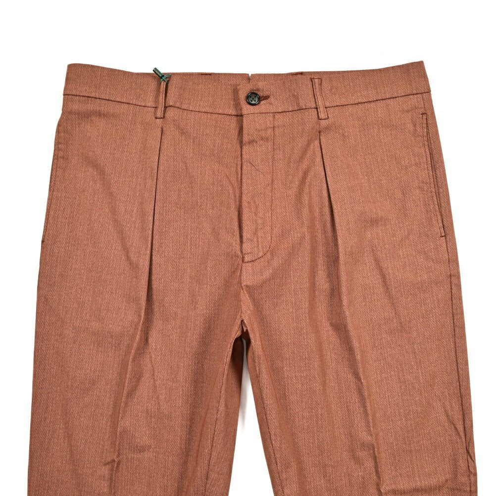 BERWICH "CHIAIA" ストレッチコットン ワンタックパンツ|425394 - 46|GUARDAROBA MILANO OFFICIAL STORE