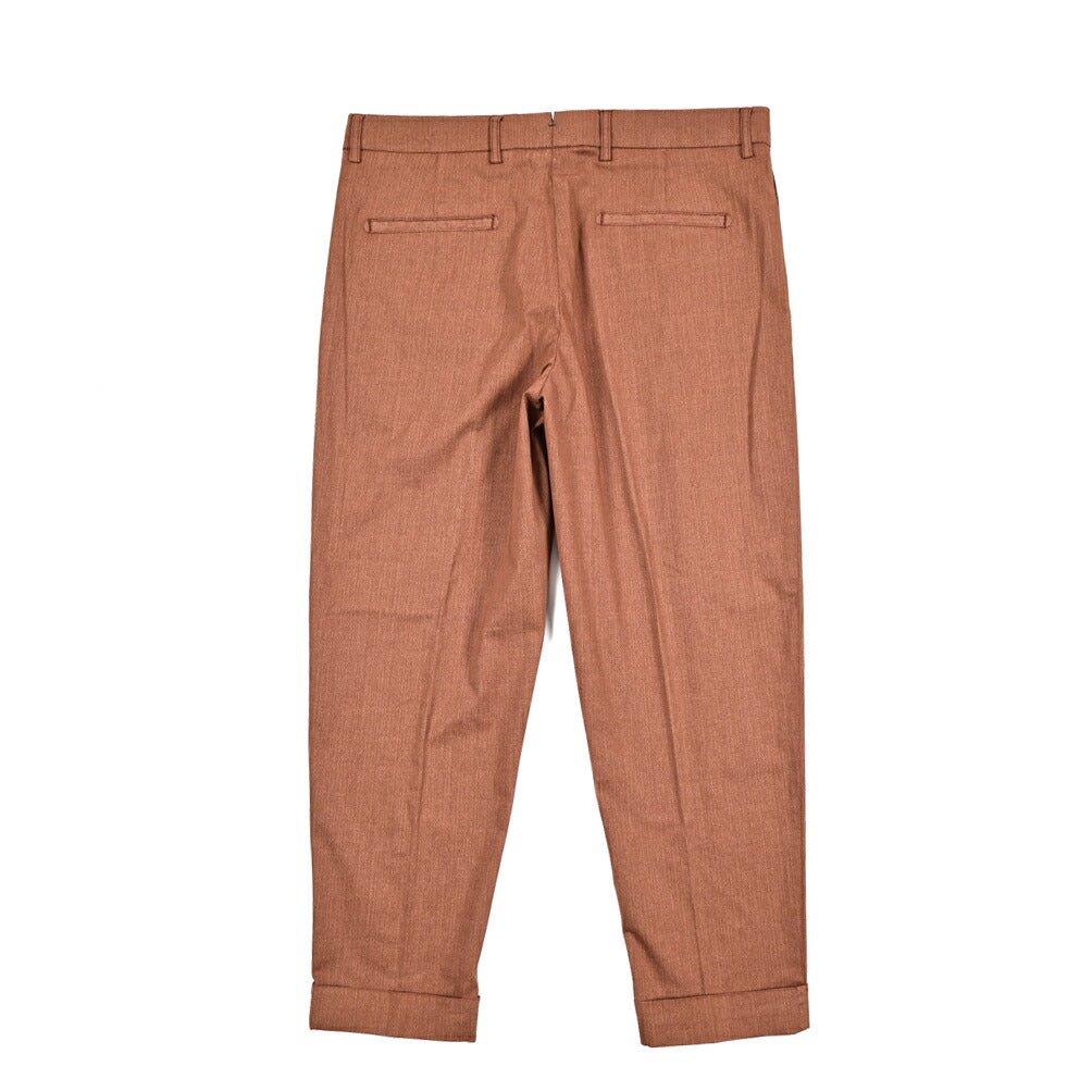 BERWICH "CHIAIA" ストレッチコットン ワンタックパンツ|425394 - 46|GUARDAROBA MILANO OFFICIAL STORE