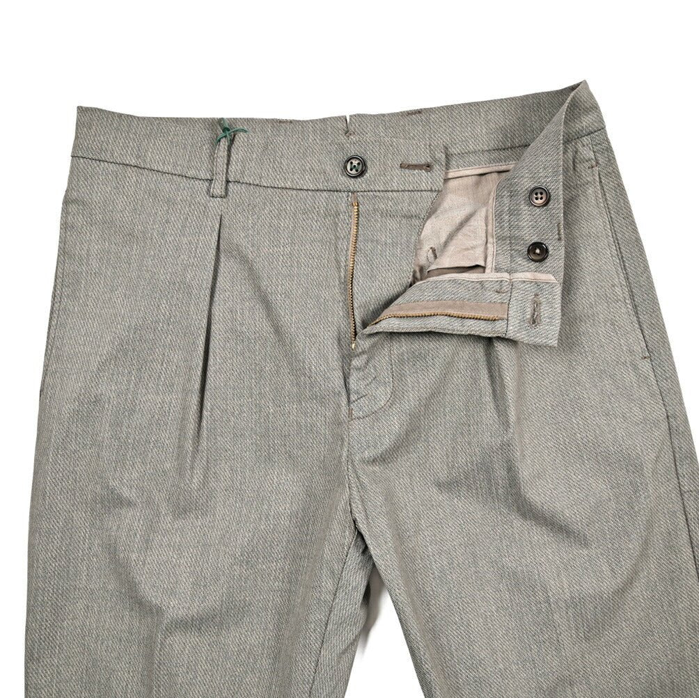 BERWICH "CHIAIA GD" ストレッチコットン ワンタックパンツ|425400 - 46|GUARDAROBA MILANO OFFICIAL STORE